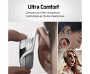 Bluetooth Wireless Headphones - Clear Voice Capture - Echo Cancellation Mic for Sport