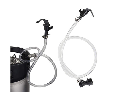 3/16 Inch Beer Line Liquid Ball Lock Assembly Kit for Home Brew Dispensing Keg-Black