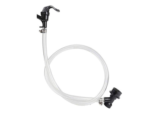 3/16 Inch Beer Line Liquid Ball Lock Assembly Kit for Home Brew Dispensing Keg-Black