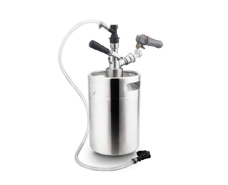 3/16 Inch Beer Line Liquid Ball Lock Assembly Kit for Home Brew Dispensing Keg-Black