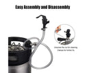 3/16 Inch Beer Line Liquid Ball Lock Assembly Kit for Home Brew Dispensing Keg-Black