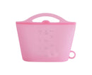 Reusable Eco-friendly Silicone Fridge Food Organizer Sealing Storage Pouch Bag-Pink 1500ML
