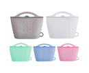 Reusable Eco-friendly Silicone Fridge Food Organizer Sealing Storage Pouch Bag-Pink 1500ML
