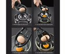 Egg Opener Detachable Filter Kitchen Egg Scissors -Black