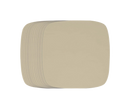 100Pcs Non-Stick Oilproof Barbecue Kitchen Oven Baking Pan BBQ Liner Papers Mats-Khaki 8.5 inch