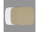 100Pcs Non-Stick Oilproof Barbecue Kitchen Oven Baking Pan BBQ Liner Papers Mats-Khaki 8.5 inch