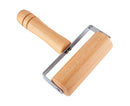 Rolling Pin Non-stick Wheel Design Wood Kitchen Rolling Pin for Dough Rolling-Wood Color