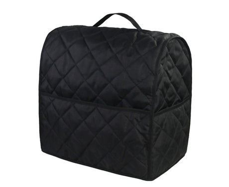 Mixer Cover Soft Touching with Pockets 5 Colors secure to Use Dust Cover for Kitchen-Black
