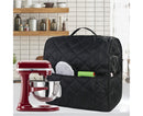 Mixer Cover Soft Touching with Pockets 5 Colors secure to Use Dust Cover for Kitchen-Black