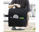 Mixer Cover Soft Touching with Pockets 5 Colors secure to Use Dust Cover for Kitchen-Black