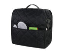 Mixer Cover Soft Touching with Pockets 5 Colors secure to Use Dust Cover for Kitchen-Black