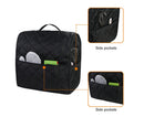 Mixer Cover Soft Touching with Pockets 5 Colors secure to Use Dust Cover for Kitchen-Black