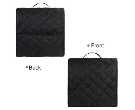 Mixer Cover Soft Touching with Pockets 5 Colors secure to Use Dust Cover for Kitchen-Black