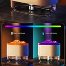 300ml Flame Effect Aromatherapy Humidifier with LED Light, Quiet USB Humidifier
