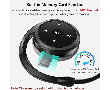 Wireless Sports Bluetooth Earphones,Foldable Lightweight Headphones
