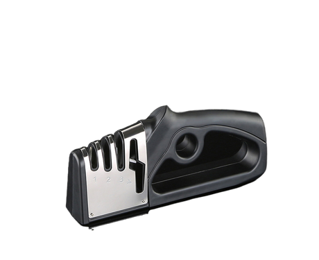 Cutter Sharpener Stainless Steel Whetstone-Black