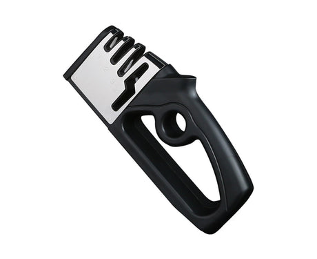 Cutter Sharpener Stainless Steel Whetstone-Black