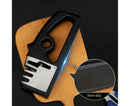 Cutter Sharpener Stainless Steel Whetstone-Black