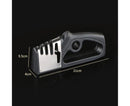 Cutter Sharpener Stainless Steel Whetstone-Black