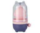 Manual Egg Puller Convenient ABS Simple Operation Mix Yolk Egg Mixer Home Decor -Pink