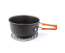 Round Stainless Steel BBQ Grill Roast Mesh Net Non-stick Barbecue Baking Pan-20cm