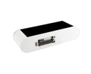 Digital Alarm Clock Precise 12/24 Hour Temperature Display Large Screen Smart LED Clock Bedside Digital Alarm Clock for Home-White