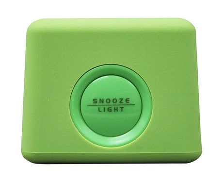 Digital Clock Shock-proof Snooze Function Silicon Cover Electrical LED Clock Household Supplies - Green