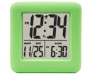 Digital Clock Shock-proof Snooze Function Silicon Cover Electrical LED Clock Household Supplies - Green