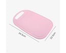 Chopping Block Food Grade Non-Slip 4 Colors Kitchen Cutting Board for Kitchen-Pink