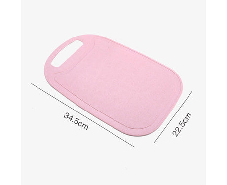 Chopping Block Food Grade Non-Slip 4 Colors Kitchen Cutting Board for Kitchen-Pink
