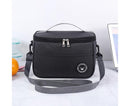 Bento Bag Waterproof Oxford Cloth Lunch Bag-Black