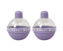 2Pcs Ice Cube Mold Reusable DIY Creative Light Bulb Shape Ice Ball Maker Household Supplies -Purple
