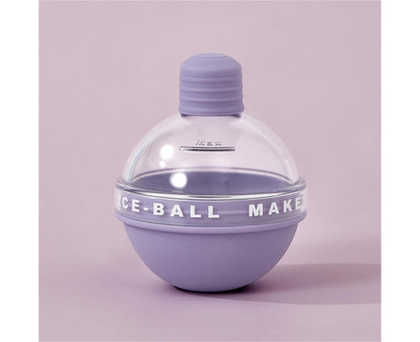 2Pcs Ice Cube Mold Reusable DIY Creative Light Bulb Shape Ice Ball Maker Household Supplies -Purple
