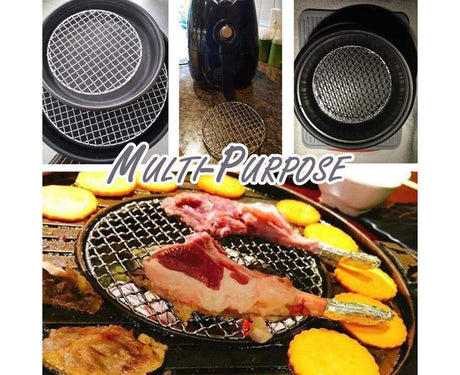 Grilling Rack Non-stick Stainless Steel Grilling Pan-16.5cm