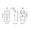 Compression Latch Lock - Universal Suitcase & Canopy Handle Lock