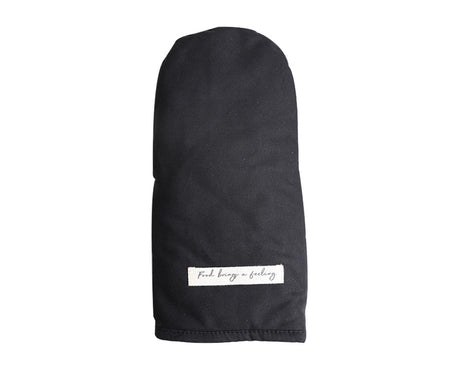 Heat Insulated Glove Cotton Grilling Gloves-Black
