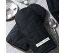Heat Insulated Glove Cotton Grilling Gloves-Black