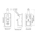 Compression Lock with Keys - Suitcase, Trailer, Caravan, Canopy Use
