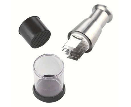 Garlic Crusher Detachable Labor-saving Stainless Steel Sharp Blade Garlic Masher for Home -Black