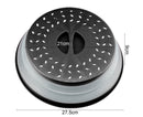 Microwave Cover TPR Microwave Splatter Guard-Black