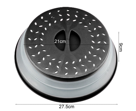Microwave Cover TPR Microwave Splatter Guard-Black