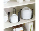 Dish Rack Practical Removable Iron Kitchen Dish Storage Rack for Kitchen-Black