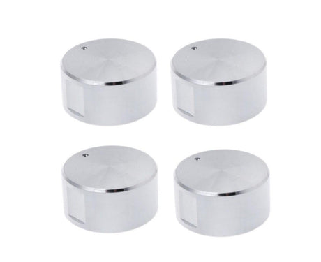 4Pcs Rotary Switches Round Knob Gas Stove Burner Oven Kitchen Parts Handles