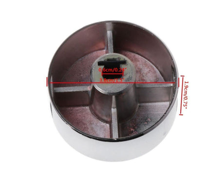 4Pcs Rotary Switches Round Knob Gas Stove Burner Oven Kitchen Parts Handles
