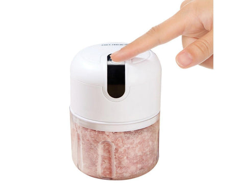 Electric Mini Garlic Chopper 250ML Wireless Portable Mini Food Processor Mincer Blender Mixer