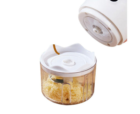 Electric Mini Garlic Chopper 250ML Wireless Portable Mini Food Processor Mincer Blender Mixer