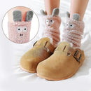 5 Pairs Fluffy Bed Socks for Women Winter Warm Cuddly Christmas Socks