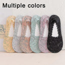Lace Ballet Socks Transparent Low Non-Slip Breathable Socks for Women