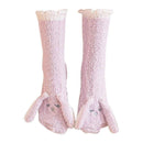 Women's Coral Velvet Fluffy Bed Socks Thick Plush Winter Home Sleeping Socks
