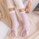 Women's Coral Velvet Fluffy Bed Socks Thick Plush Winter Home Sleeping Socks